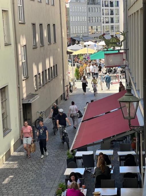 Wunderschones Herrenzimmer/Loft In Der Innenstadt Augsburg Exteriér fotografie